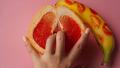 Anorgasmia Difficulty reaching orgasm represented by a fruit