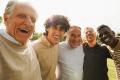 Men of different ages are happy because they do not suffer from low testosterone levels.